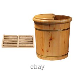 Wood Foot Bath Foot Washbasin Foot Soak Tub Foot Soaking Bath Basin for Travel