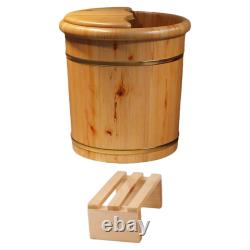 Wood Foot Bath Pedicure Tub Multipurpose SPA Washing Bowl Bucket Foot Washing