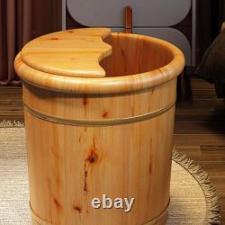 Wood Foot Bath Pedicure Tub Multipurpose SPA Washing Bowl Bucket Foot Washing