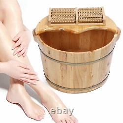 Wooden Foot Bath Basin Massage Barrel Health & Beauty Feet Relax Spa Bucket