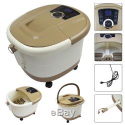 Yosager Portable Foot Spa Bath Massager with Heat, Manual Rolling Massage