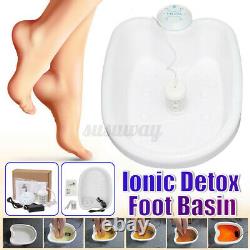 Accueil Ionic Detox Foot Basin Bath Spa Cleanse Machine Relax Refresh Body Gift