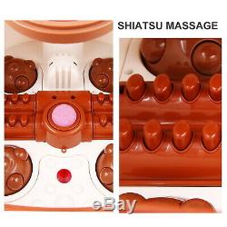 Acevivi Foot Spa Bain De Massage Bubble Affichage Led Chaleur Infrarouge Relax Minuterie