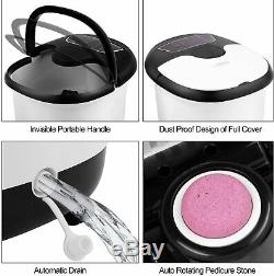 Acevivi Portable Foot Spa Bain De Massage Set Affichage LCD Chaleur Infrarouge Relax