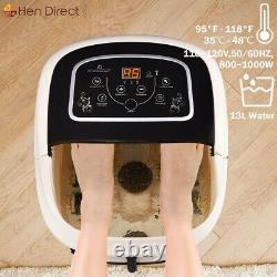 All In One Wheeled Foot Rollers Vibration Spa Bath Massager Avec Télécommande