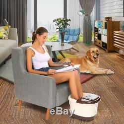 Auto Foot Spa Bain Chauffage De L'eau Vibration Eponge Pour Massage Pédicure Pied Relax