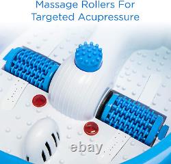 Baignoire Chauffante De Massage Spa Pied, Rouleaux De Massage Automatique, Vibration, Bubbles