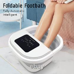 Baignoire de trempage pour les pieds intelligente pliable 420W 8L grande capacité chauffante masseur de pieds spa US