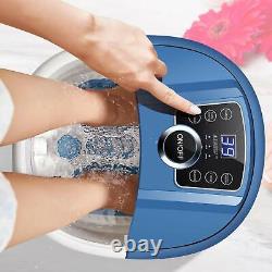 Bain de pieds Spa motorisé avec massage réglable, temps et température ajustables avec chaleur et bulles.