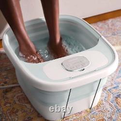 Bain de pieds avec véritable chauffage sans fil et sels de bain