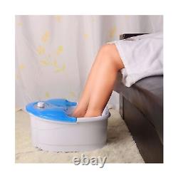 Bain de pieds chauffant avec massage à bulles, accessoires de pédicure, vibration pour