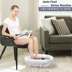 Bain de pieds détoxifiant ionique avec machine de massage et réglage, livré avec 100 nouveaux liners.