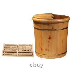 Bain de pieds en bois, lavabo de pieds, baignoire de trempage des pieds, trempage des pieds