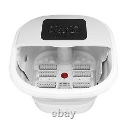 Bain de pieds intelligent pliable 420W 8L grande capacité chauffante masseur de pieds spa US