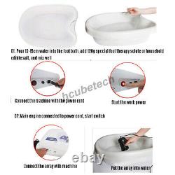 Cell Spa Foot Detox Machine De Bain De Pied Avec Tub Basin Kit Massage Spa Dual Users