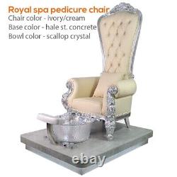 Chaise de pédicure spa royale