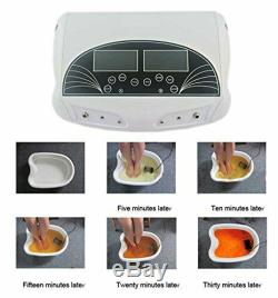 Detox Machine Ion Nettoyer Ionique Detox Bain De Pieds Aqua Spa Cellulaire Massage Footbath