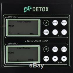 Double Utilisateur Bain De Pieds Machine Ionique Detox Spa Cellulaire Cleanse Machine Tool LCD