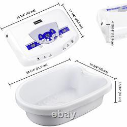 Double Utilisateur Ionic Detox Foot Bath Machine Tub Basin Kit Avec Arrays Massage Spa