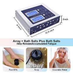 Dual User Ionic Foot Bath Detox Foot Spa Cleanse Cell Detoxification Machine Nouveau