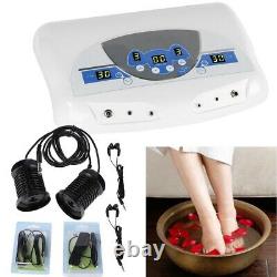 Dual User LCD Ionic Detox Foot Bath Spa Cleanse Détoxification +2 Arrays Ce