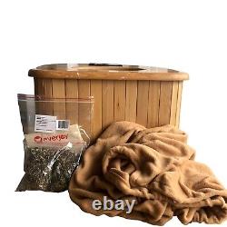 EVERJOY Joy-010 Sauna Portable à Infrarouge Lointain à Faible EMF pour les Pieds sans Eau