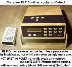 Elpid Electro-pulse Ion Detox Machine De Guérison Intégrative Bain De Siège Aqua Foot
