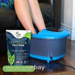 Foot Cure Foot Spa Massager Basin Heated Electric Bath Tub Tired Feet Pain Home