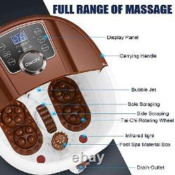 Foot Spa Baignoire Massager Machine Avec Jets De Chauffage Électrique Shiatsu Roller