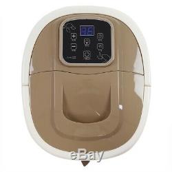 Foot Spa Bain 4l Massager Bubble Heat Soaker Vibration Pédicure Tremper Bain Minuterie