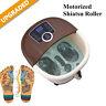 Foot Spa Bain Motorisé De Massage Rolling Massage Temps Réglable Portable