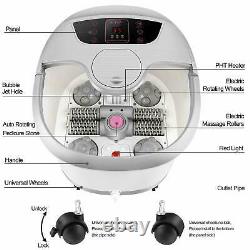 Foot Spa Bath Massager Automatic Rollers Heating Soaker Bucket 500w Us Stock