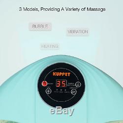 Foot Spa Bath Massager Tem / Time Set Chaleur Vibration Bulle Eau Trois Types