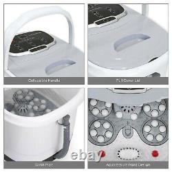 Heated Foot Bath Portable Spa W Massage Rollers Red Light Therapy Relaxation