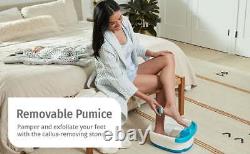 Homedics Bubble MateSpa Foot Massager: Nœuds de massage surélevés, Pierre ponce amovible