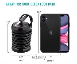 Ionic Foot Bath Detox Machine, Flawless Cleanse Spa Foot Basin, Kit De Soins De Santé