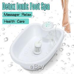 Ionique Detox Ion Pieds Bassin Spa Bain De Massage Nettoyer La Machine Set + Thérapie Bain