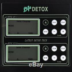 LCD Double Utilisateur Ionique Detox Spa Bain De La Machine De Stockage De Cas Cleanse Soins De Santé