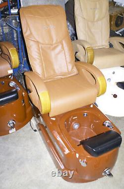 LOT de 5 fauteuils de pédicure et massage CLEO Spa Bain à remous pour les pieds Salon de manucure J&A