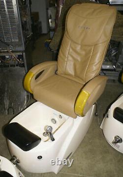 Lot Of 3 Cleo Pedicure Massage Chairs Spa Foot Whirlpool Baignoire Nail Salon J&a