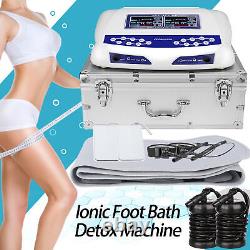 Machine de bain de pieds double utilisateur avec spa ionique de désintoxication et affichage LCD, nouvelle pour 2023.