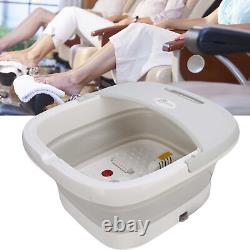 Machine de bain de pieds pliable avec massage électrique, chauffage et maison HPT