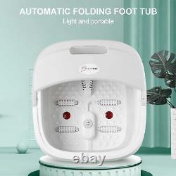 Machine de bain de pieds pliable avec massage électrique, chauffage et maison HPT