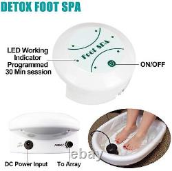 Machine de désintoxication des pieds ioniques, Spa de désintoxication ionique pour les pieds pour une utilisation à domicile ou en salon de beauté.