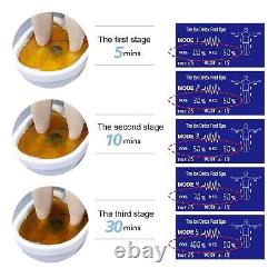 Machine de désintoxication ionique pour bain de pieds 2022, Machine de bain de pieds ionique double désintoxication