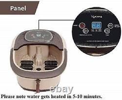 Machine de massage électrique pour spa pour les pieds avec 8 rouleaux, panneau numérique, 220 V.