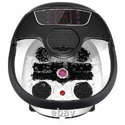 Massage Acevivi Foot Spa Bath Avec Bubble Heat-led Display Infrared Relax Timer