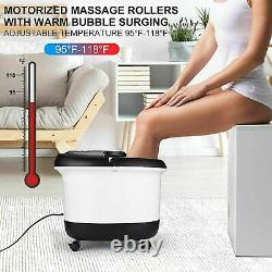 Massager De Bain Spa Pied Avec Massage De Chaleur Et Jets De Bulles Pied Multi-modes Relax Us