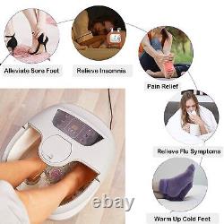 Massageur de bain de spa pour les pieds avec massage à chaleur et jets de bulles, modes multiples pour les pieds E y m 22