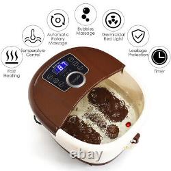 'Massageur électrique portable pour pieds avec chauffage rapide et fonctionnement motorisé Shiatsu'